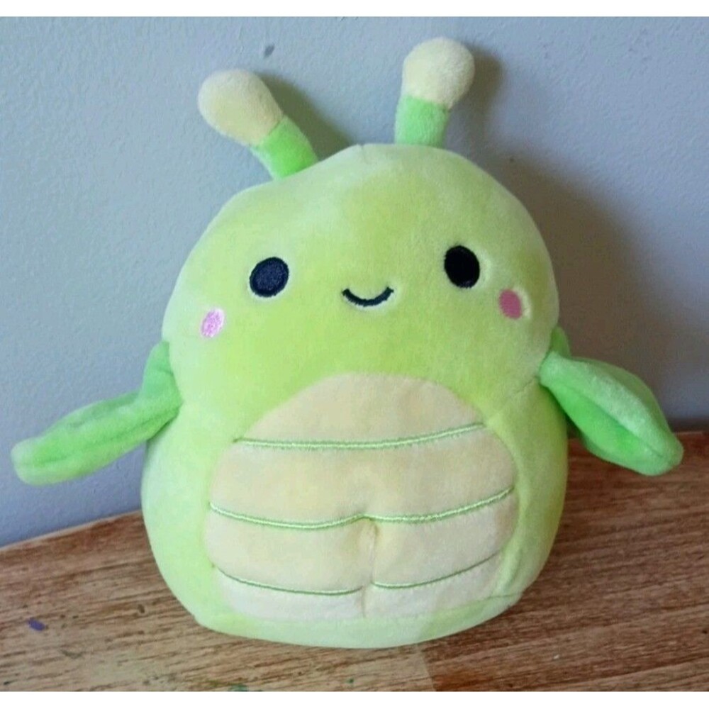 Original Squishmallows Pilar the Grasshopper 6” Plush Kellytoy Green Kawaii